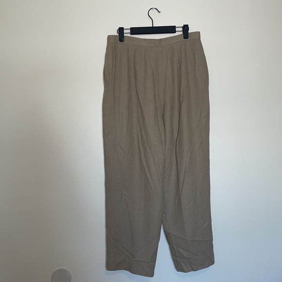 Liz Claiborne Petite Collection Size 14 Gingham High Rise Pants - Picture 7 of 8